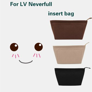 Para LV Neverfull bolsa organizador de fieltro personalizar insertar bolsa Multi compartimentos