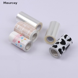 Maurcey 1 rollo de película envolvente para tartas transparente, acetato de cocina, 8 cm/10 cm x 10 m