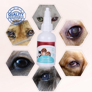 DROPS 50ml suministros para mascotas perro gato eliminar manchas de lagrima suciedad salud líquido cuidado de los ojos gotas M8L8