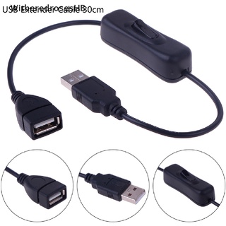 (witheredroseshb) 1Pc USB 2.0 A Macho Una Hembra Cable Extensor De Extensión Con De Encendido/Apagado En Venta