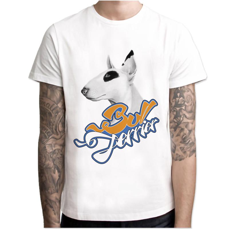 Bull Terrier Impreso Camisetas pakaian Camisas De Compresión De Manga Corta Cosplay Co