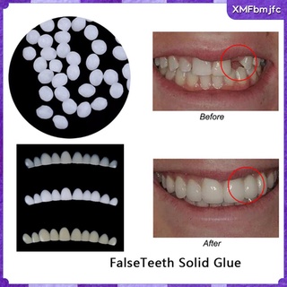 carillas de dientes moldeables con cuentas adhesivas de ajuste temporal dientes falsos diy