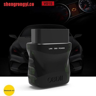 [shengrongyi]ELM327 V1.5 escáner Bluetooth 4.0 OBD 2 herramienta de diagnóstico de coche fo
