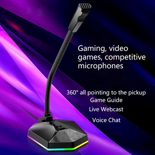 Ohm Gaming micrófono USB versión 3.5mm grabación De Chatting Mic Para PC De escritorio computadora De volumen Interruptor De Ajuste (6)