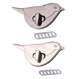 koou forma de pájaro cierre de giro de bloqueo de giro cerraduras de metal hardware para bricolaje bolso bolso bolso