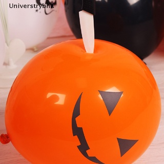 [universtrybha] globo de látex negro naranja de halloween globos de calabaza esqueleto fiesta de halloween globos venta caliente