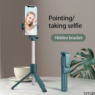 ready inalámbrico bluetooth selfie stick plegable mini trípode expandible monopie con mando a distancia smar