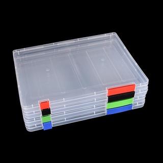 [jinkeqcool] caja de almacenamiento transparente a4, plástico transparente, archivo de papel de documento, nuevo, caliente
