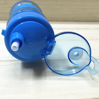 Botella De agua creativa Para niños con popote y mango Para niños De 600ml (8)