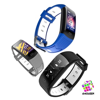 amqueen smart pulsera tft pantalla a color ip68 impermeable 0.96 pulgadas monitoreo de frecuencia cardíaca reloj deportivo para fitness