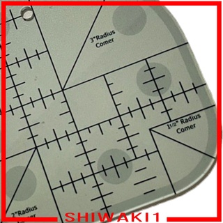 [SHIWAKI1] Plantilla de acolchado acrílico Patchwork marcos de costura regla DIY manualidades medida