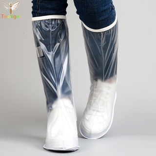 fundas de zapatos de lluvia reutilizables impermeables protectores de zapatos mujeres hombres de goma galoshes motocicleta ciclismo botas elásticas cubierta (2)