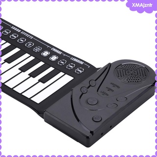 Flexible 49 Keys Roll Up Piano Keyboard Recording Feature (7)