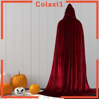[COLAXI1] Capa con capucha para adulto, capa de Halloween, capa de fiesta de Halloween