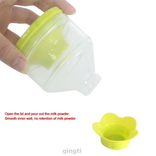 3 capas desmontable niño viaje PP portátil alimentación fácil de limpiar giro bloqueo no derrame leche en polvo dispensador