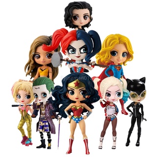 Juguetes Para Niños Q Posket Harley Quinn Joker Superhéroe Pvc Figura De Acción Anime Muñecas Coleccionables