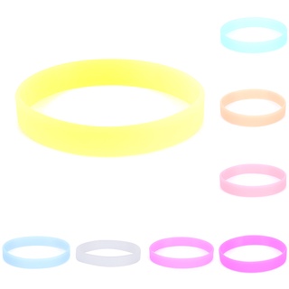 【mimgo1】Glow In The Dark Noctilucous Silicone Rubber Wristband Bracele