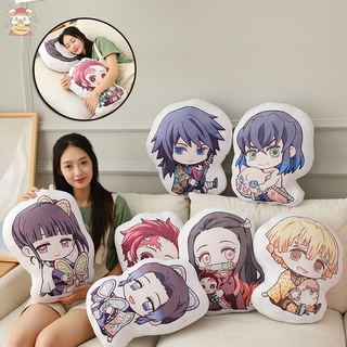 demon slayer anime almohada de felpa acogedor abrazo suave almohada anime decoraciones para el hogar
