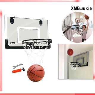 aro de baloncesto divertido portátil con pelotas accesorios interior jardín pared deportes juguete conjunto de regalo