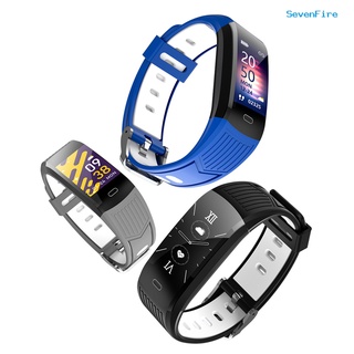 sevenfire pulsera inteligente tft pantalla a color ip68 impermeable 0.96 pulgadas monitoreo de frecuencia cardíaca reloj deportivo para fitness