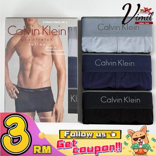 Limited Calvin Klein CK Ropa Interior De Hombre Tela De Algodón 100 % Transpirable Troncos