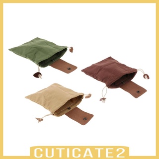 [Cuticate2] bolsa de forrajeo de la playa de la seta de recolección de la cintura de la bolsa de herramientas de bolsillo