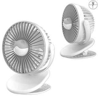 Mini Ventilador recargable Usb con 3 Velocidades De escritorio y Ventilador De mano con rotación De 360 grados con luz nocturna Para el hogar/oficina