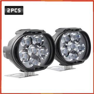 [Listo] 6 LED faros de motocicleta focos de la lámpara del vehículo de la luz del coche (1)