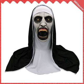 la monja scary esqueleto cráneo fantasma muerte halloween pasamontañas máscara cara para cosplay disfraz
