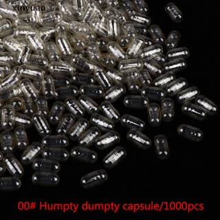 xinyuan: 1000 cápsulas vacías de gelatina dura, cápsula de medicina, cápsula vacía 0 #transparente.