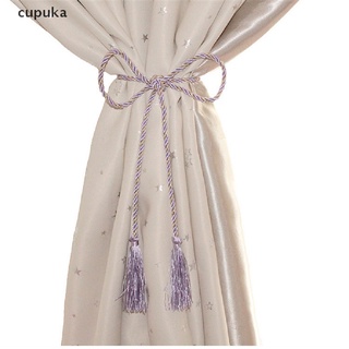 cupuka 10 colores de algodón para ventana, cuerda, corbatas, borla, soporte para decoración del hogar co