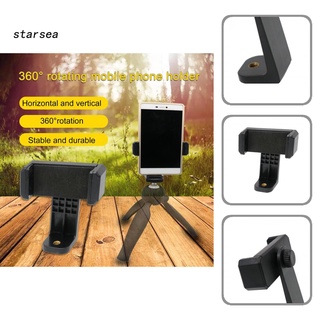 starsea Metal Smartphone Clamp Portable Steady Smartphone Holder Tripod Steady for iPhone