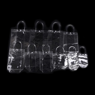 YANG Clear-Transparent Tote Bags Handbag Plastic Women Shoulder Transparent Beach Bag . (8)