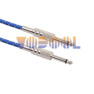 Vodool Cable de Audio profesional mm macho a macho Mono canal estéreo para guitarra eléctrica