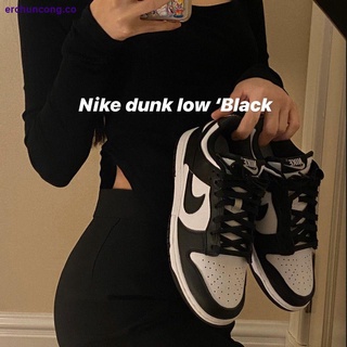 Dunk SB Low black and white panda low-top shoes North Carolina blue cherry powder men and women couple casual sports shoes tide