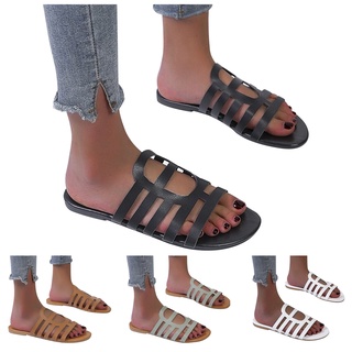 Verano de las mujeres Flip-Flops abierto dedo del pie Casual zapatos de playa pisos zapatillas