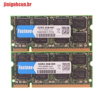 [Jinignhcun]Memoria ram portátil 2gb ddr2 pc2-6400 667mhz 800mhz