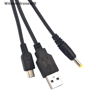 (witheredroseshb) Cable De Datos USB 2 En 1 + Cargador Para PSP 2000 3000 Accesorios De Juegos Venta (2)