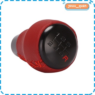 [youu_quan] Interruptor De engranaje De 6 Spd Mt De cuero rojo color negro Anodizado con cambio De Lever Para Honda oneplus Tipo R 17-21 (2)