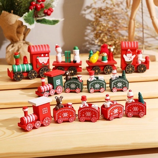 navidad tren de madera adornos decoración de navidad decoración del hogar decoraciones de navidad regalos de navidad 2021 (2)