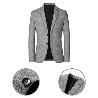 ongong formal traje chaqueta de dos botones bolsillos traje abrigo agradable a la piel para la boda