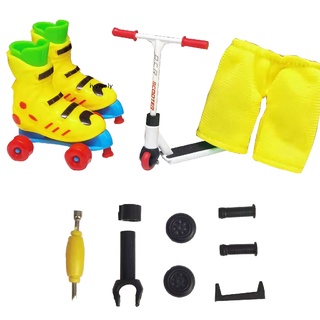 ivywoly dedo scooter conjunto con mini scooters herramientas y dedo tablero accesorios grip co
