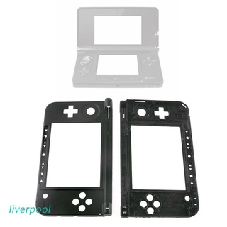 Marco De Plástico Medio De Hígado Para 3DS XL Compatible Con 3dsxl C Piezas De Repuesto Carcasa Negro/Blanco Opcional
