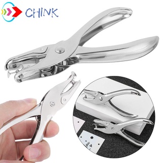 Chink Materials Metal Puncher Handhold herramientas de artesanía 3/6 mm agujero Punch único suministros de oficina para Scrapbooking pendientes collar tarjetas papelería escolar