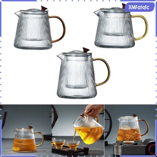 gruesa transparente borosilicato vidrio tetera resistente al calor kung fu té de hoja suelta olla de té con colador de té (9)