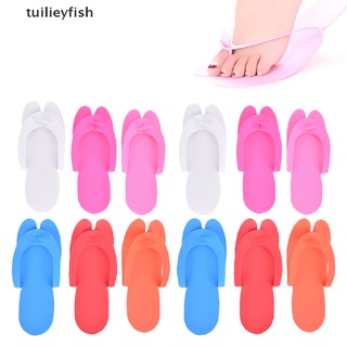 tuilieyfish 12 pares de zapatillas de espuma desechables salon spa pedicura sandalias de espuma slippper co
