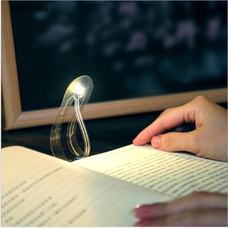 [meetyou] libro de lectura marcapáginas lámpara de lectura creativa portátil pequeña luz de noche co