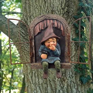 digitalblock 3d estatua enana al aire libre jardín gnome resina muñeca figuras patio artesanía