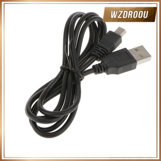 (Wzdroou) Cable Usb compatible con Sony Playstation Ps3/Ps 3 Controlador delgado Mini Usb 2.0 cable cargador cable De 0.8 M/2.62 pies