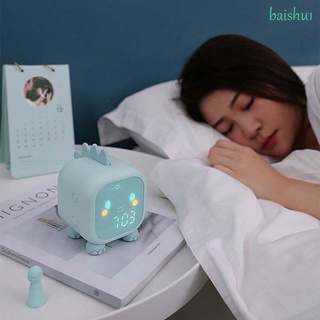 [bayshu1] Reloj Despertador Multifuncional/ajustable/control De sonido electrónico/brillo/multicolor